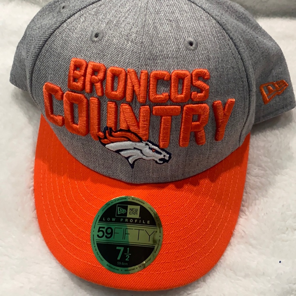 New Era NFL Broncos, 59 Fifty, Low Profile Size 7 1/2